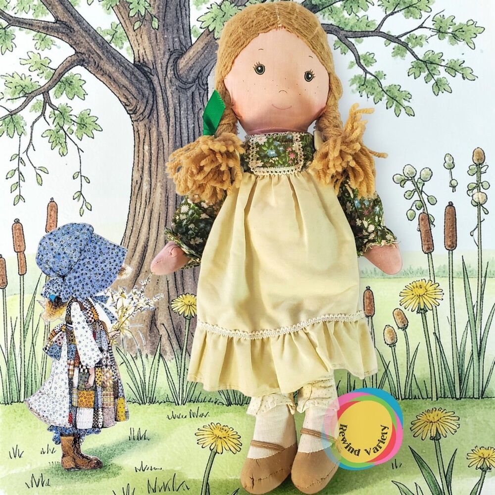 Vintage Knickerbocker Amy Doll 15" Holly Hobbie Friend 1974